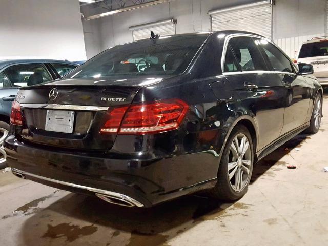 WDDHF9HB5EA975063 - 2014 MERCEDES-BENZ E 250 BLUE BLACK photo 4