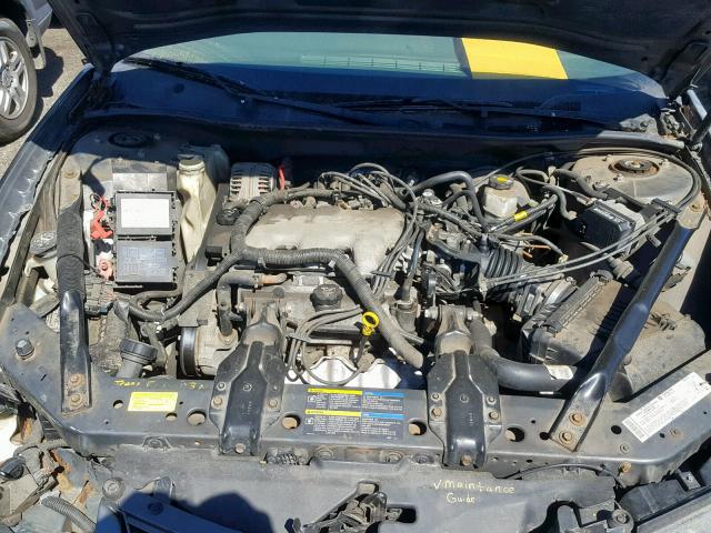 2G1WF52E559378156 - 2005 CHEVROLET IMPALA GRAY photo 7