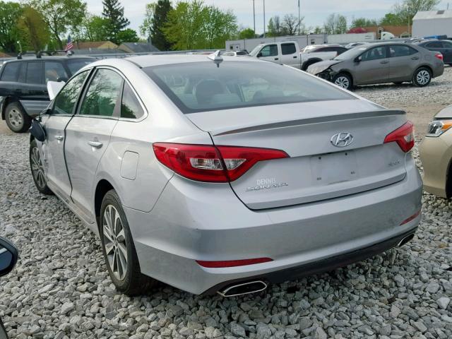 5NPE34AF8GH272364 - 2016 HYUNDAI SONATA SPO SILVER photo 3