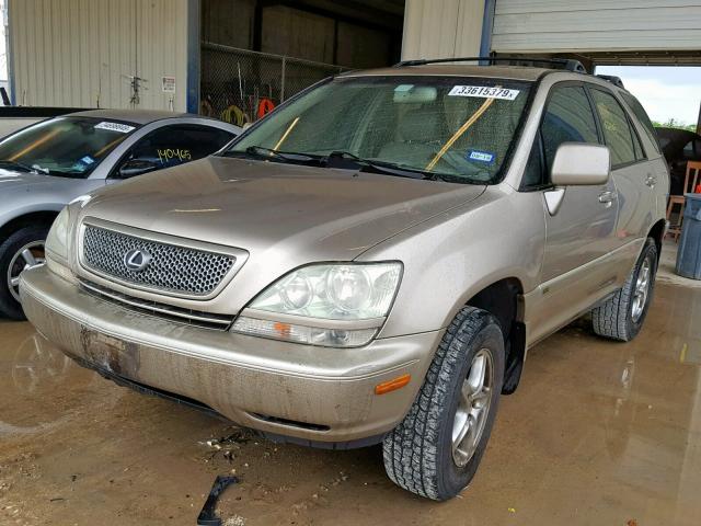 JTJGF10U420139683 - 2002 LEXUS RX 300 TAN photo 2