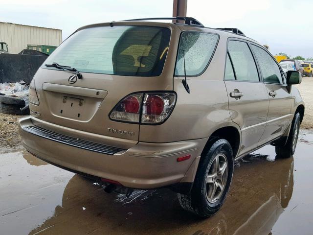 JTJGF10U420139683 - 2002 LEXUS RX 300 TAN photo 4