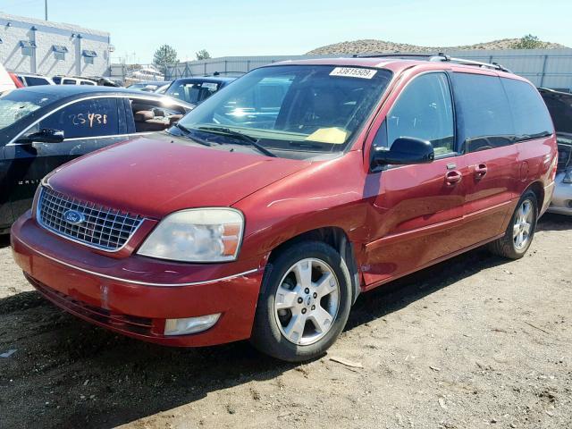 2FMZA52205BA37812 - 2005 FORD FREESTAR S MAROON photo 2