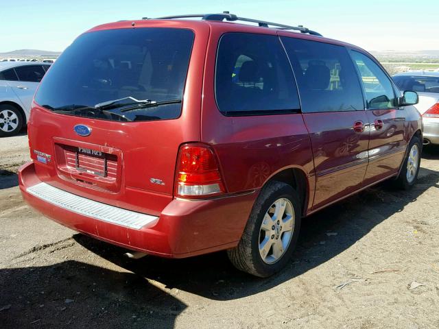 2FMZA52205BA37812 - 2005 FORD FREESTAR S MAROON photo 4