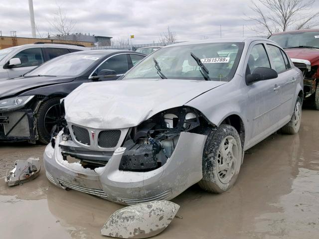 1G2AJ55F477134804 - 2007 PONTIAC G5 SILVER photo 2