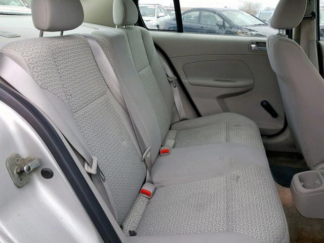1G2AJ55F477134804 - 2007 PONTIAC G5 SILVER photo 6