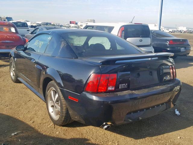 1FAFP42R84F153713 - 2004 FORD MUSTANG MA BLACK photo 3
