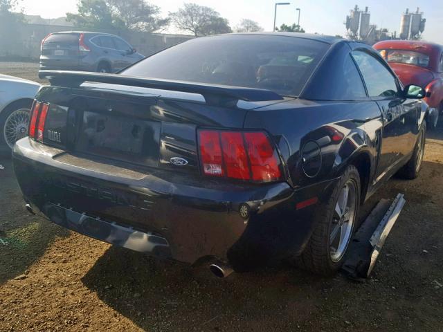 1FAFP42R84F153713 - 2004 FORD MUSTANG MA BLACK photo 4