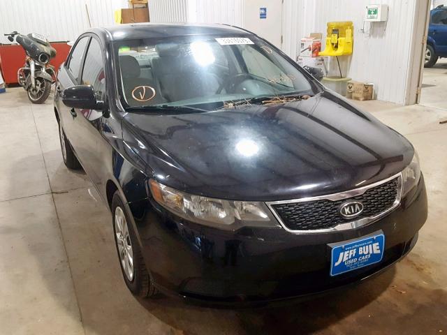 KNAFU4A20B5453401 - 2011 KIA FORTE EX BLACK photo 1