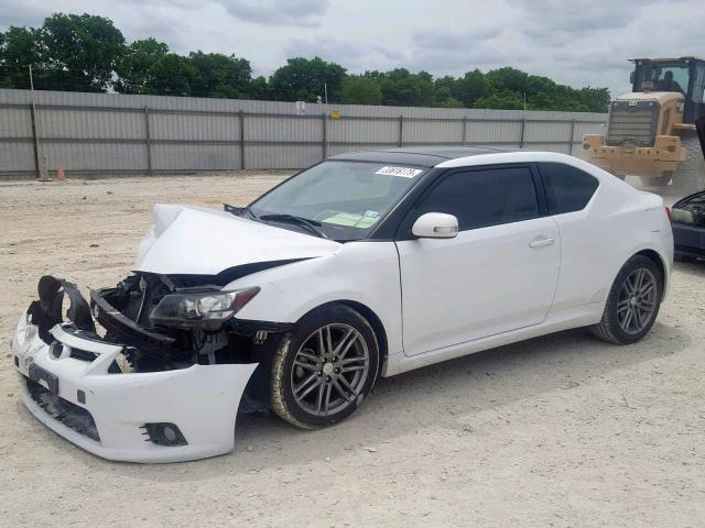 JTKJF5C78B3017051 - 2011 TOYOTA SCION TC WHITE photo 2