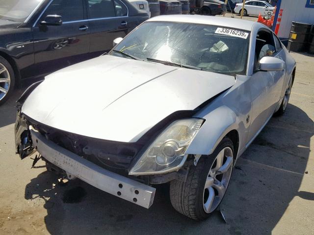 JN1AZ34E96M354587 - 2006 NISSAN 350Z COUPE SILVER photo 2