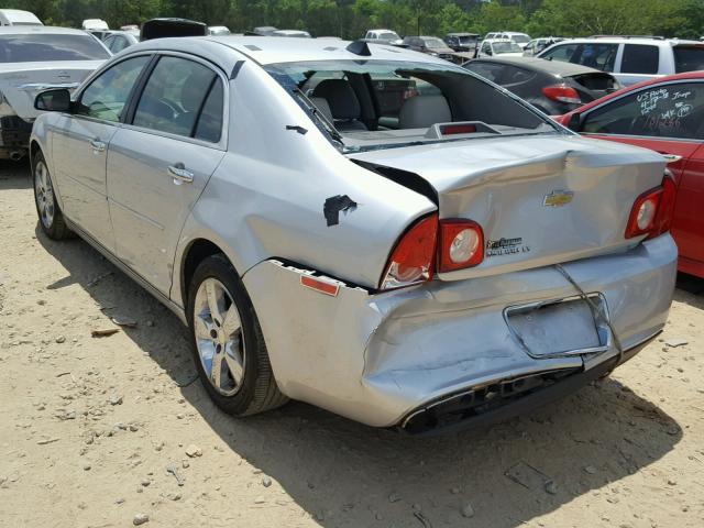 1G1ZD5EU3CF265722 - 2012 CHEVROLET MALIBU 2LT SILVER photo 3