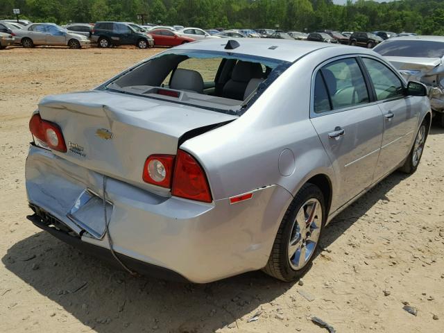 1G1ZD5EU3CF265722 - 2012 CHEVROLET MALIBU 2LT SILVER photo 4