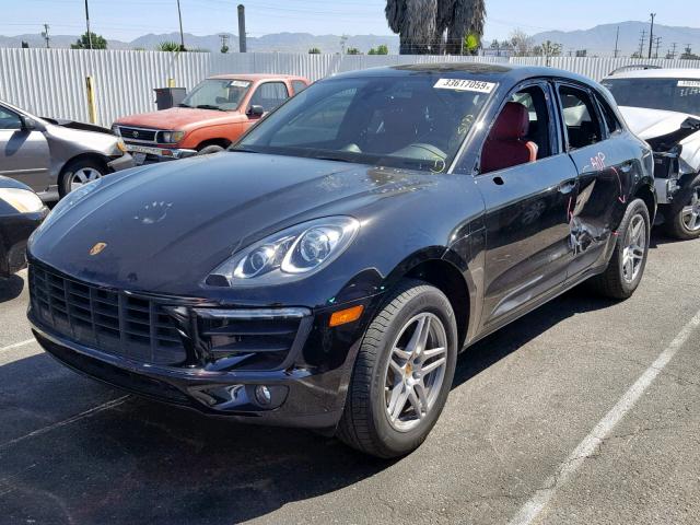 WP1AA2A59JLB09837 - 2018 PORSCHE MACAN BLACK photo 2