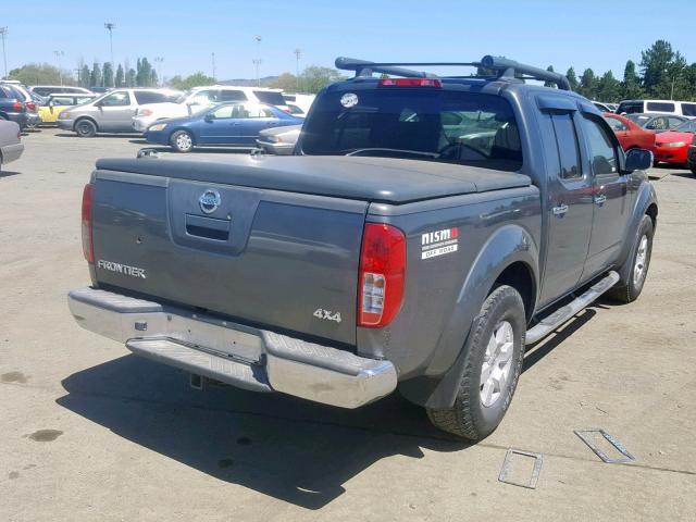 1N6AD07W46C439077 - 2006 NISSAN FRONTIER C GRAY photo 4