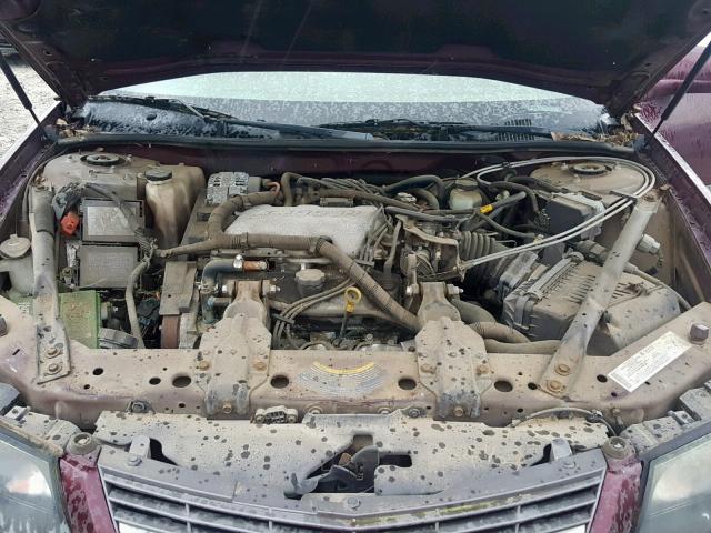 2G1WF52E649124549 - 2004 CHEVROLET IMPALA PURPLE photo 7