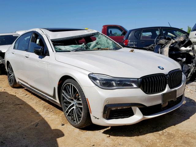 WBA7F2C58JB238486 - 2018 BMW 750 XI WHITE photo 1