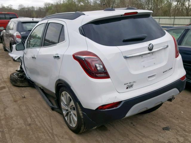 KL4CJASB7JB688867 - 2018 BUICK ENCORE PRE WHITE photo 3