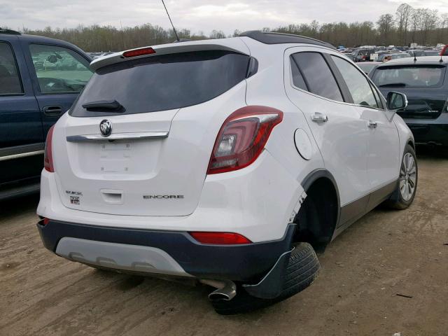 KL4CJASB7JB688867 - 2018 BUICK ENCORE PRE WHITE photo 4