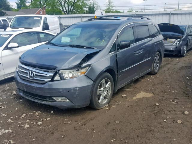 5FNRL5H96BB051912 - 2011 HONDA ODYSSEY TO GRAY photo 2