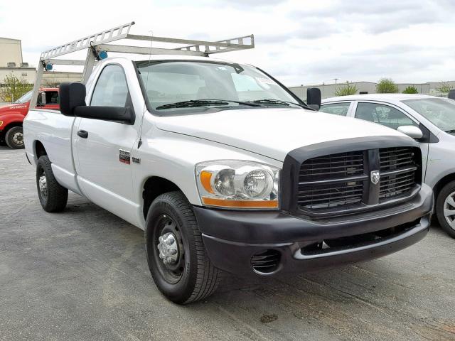 3D7KR26D58G221692 - 2008 DODGE RAM 2500 S WHITE photo 1