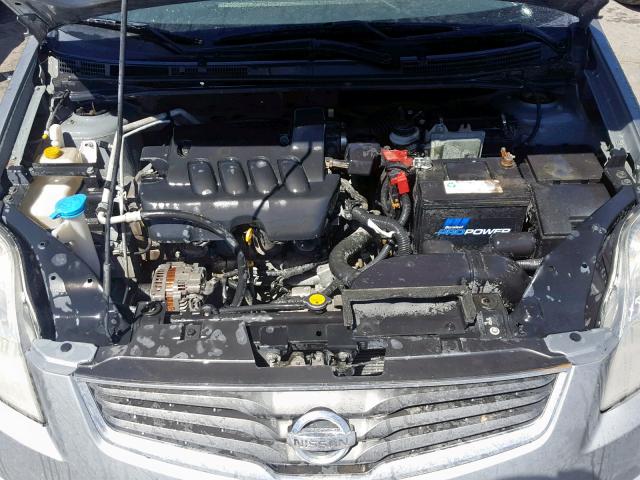 3N1AB6AP6BL654247 - 2011 NISSAN SENTRA 2.0 SILVER photo 7