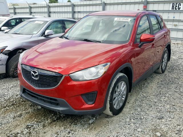 JM3KE2BE8F0487818 - 2015 MAZDA CX-5 SPORT RED photo 2