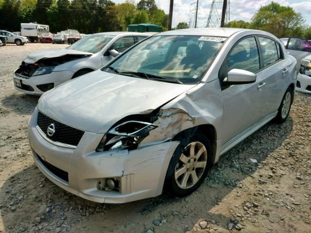 3N1AB6AP7BL658775 - 2011 NISSAN SENTRA 2.0 SILVER photo 2