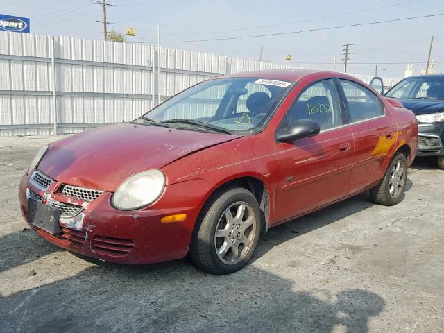 1B3ES56C15D141868 - 2005 DODGE NEON SXT  photo 2