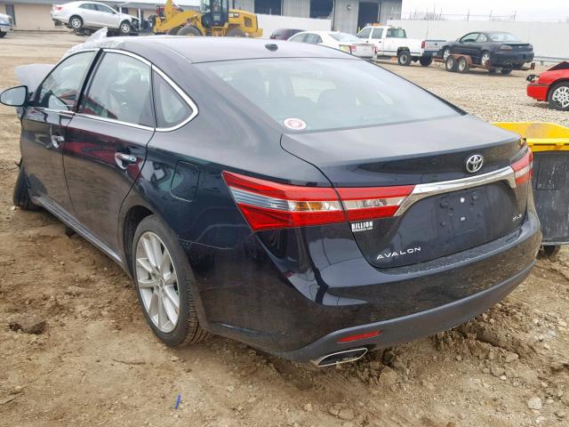 4T1BK1EB0DU057991 - 2013 TOYOTA AVALON BAS BLACK photo 3