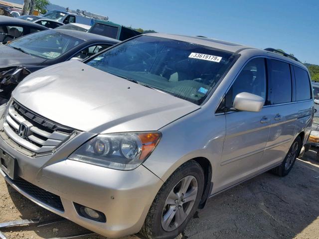 5FNRL38928B101623 - 2008 HONDA ODYSSEY TO SILVER photo 2