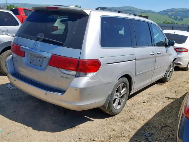 5FNRL38928B101623 - 2008 HONDA ODYSSEY TO SILVER photo 4