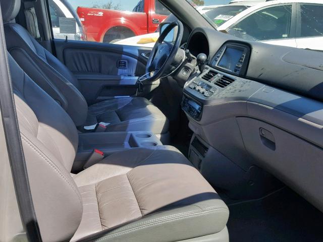 5FNRL38928B101623 - 2008 HONDA ODYSSEY TO SILVER photo 5