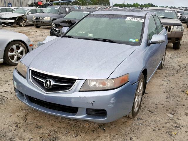 JH4CL96804C025926 - 2004 ACURA TSX BLUE photo 2