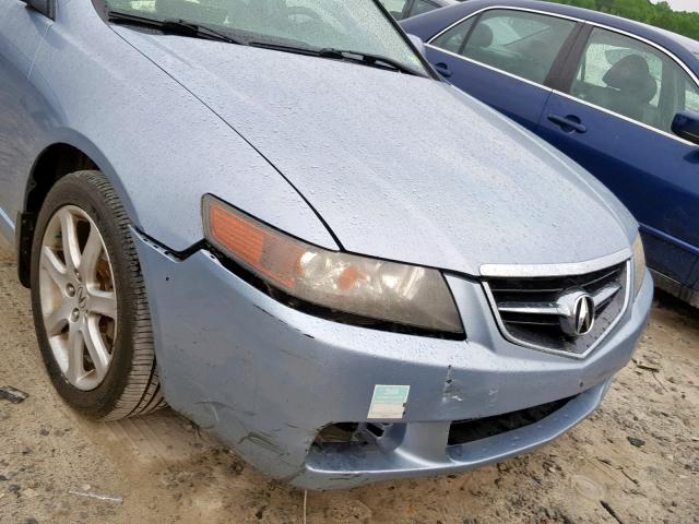 JH4CL96804C025926 - 2004 ACURA TSX BLUE photo 9