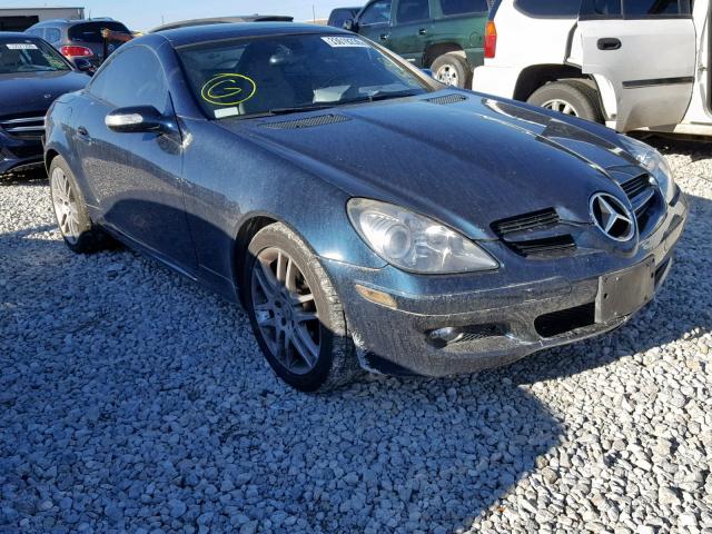 WDBWK54F37F146110 - 2007 MERCEDES-BENZ SLK 280 BLUE photo 1