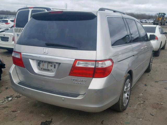 5FNRL38825B021273 - 2005 HONDA ODYSSEY TO SILVER photo 4