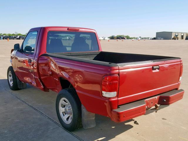 1FTYR10C2YTB40893 - 2000 FORD RANGER RED photo 3