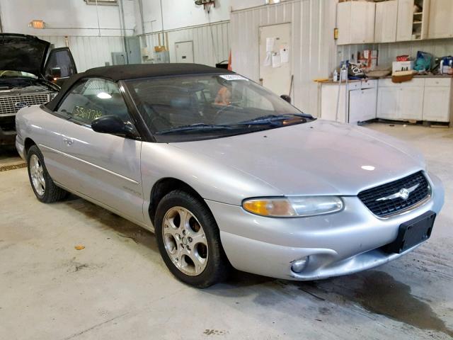 3C3EL55H3YT316651 - 2000 CHRYSLER SEBRING JX SILVER photo 1