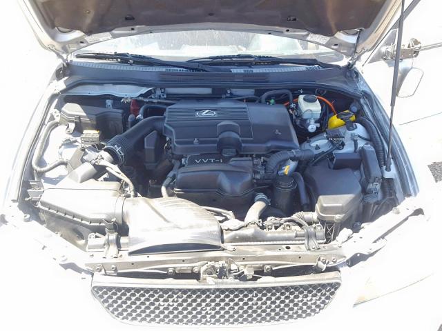 JTHBD192850098479 - 2005 LEXUS IS 300 SILVER photo 7