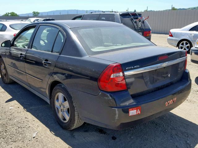 1G1ZT54875F126638 - 2005 CHEVROLET MALIBU LS BLACK photo 3