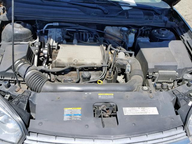 1G1ZT54875F126638 - 2005 CHEVROLET MALIBU LS BLACK photo 7