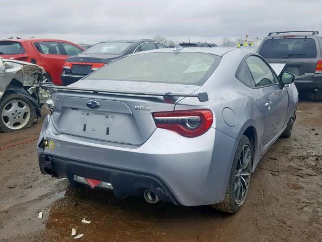 JF1ZCAC13H8603388 - 2017 SUBARU BRZ 2.0 LI SILVER photo 4