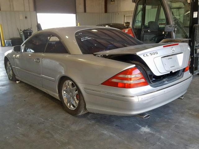 WDBPJ75J7YA003505 - 2000 MERCEDES-BENZ CL 500 WHITE photo 3