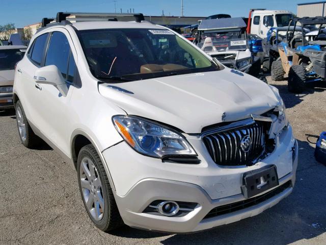 KL4CJCSB4FB089878 - 2015 BUICK ENCORE WHITE photo 1