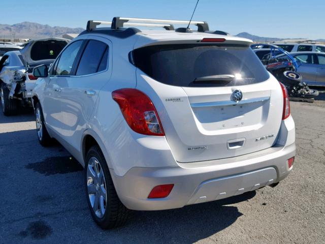 KL4CJCSB4FB089878 - 2015 BUICK ENCORE WHITE photo 3