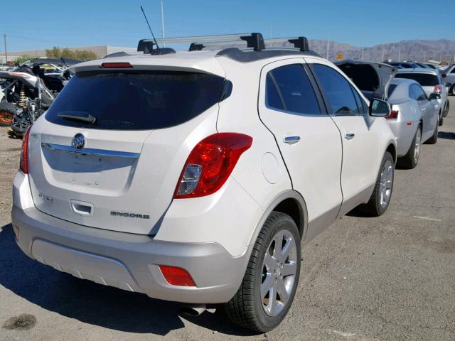 KL4CJCSB4FB089878 - 2015 BUICK ENCORE WHITE photo 4