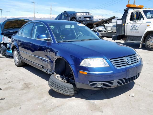 WVWAD63B65P034533 - 2005 VOLKSWAGEN PASSAT GLS BLUE photo 1