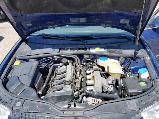 WVWAD63B65P034533 - 2005 VOLKSWAGEN PASSAT GLS BLUE photo 7