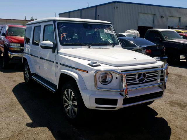 WDCYC6BJXKX307733 - 2019 MERCEDES-BENZ G 550 WHITE photo 1