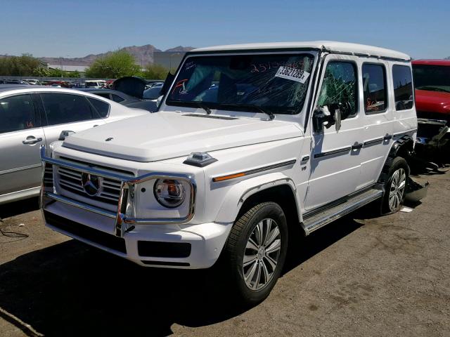 WDCYC6BJXKX307733 - 2019 MERCEDES-BENZ G 550 WHITE photo 2